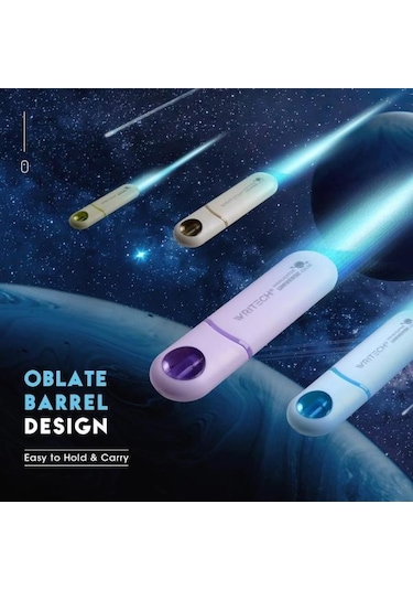 Writech Astronot Fosforlu Kalem Seti Neon Renkler 4'lü Set - W-8154/4set Çok Renkli