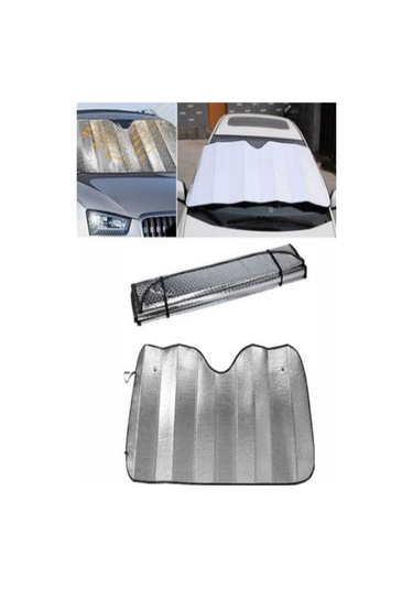 60x130cm Baloncuklu Araba Ön Cam Güneşlik Oto Güneşlik Perde