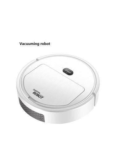 Ev Otomatik Akıllı Şarjlı Süpürme Robotu Beyaz