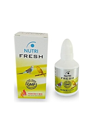 Nutri Fresh Muhabbet Kuşları için Soğuk Algınlığı Damlası 50 ml