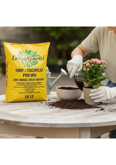10 Litre İthal Çok Amaçlı Bitki Toprağı Torf Cocopeat Kokopit