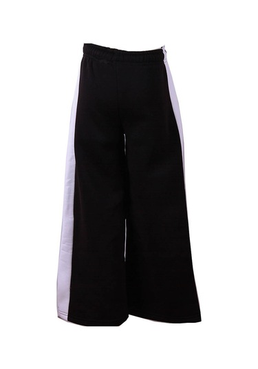 Trender Yan Tek Şerit 3 İp Siyah Kız Çocuk Eşofman Altı 7383 SiYAH