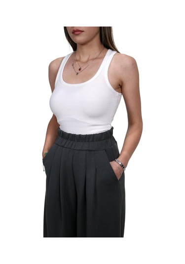 Kadın Modal Kumaş Havuç Kesim Antrasit Pantolon Antrasit