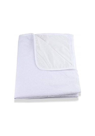 Mycey Sıvı Geçirmez Pamuk Bebe Alezi 70x140 Cm Beyaz