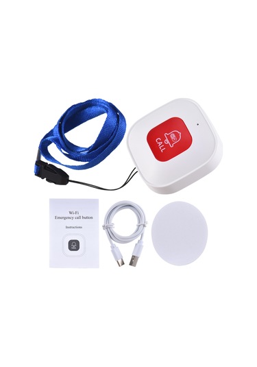 Wifi Acil Çağrı Düğmesi Mini Taşınabilir Acil Durum S6879-1