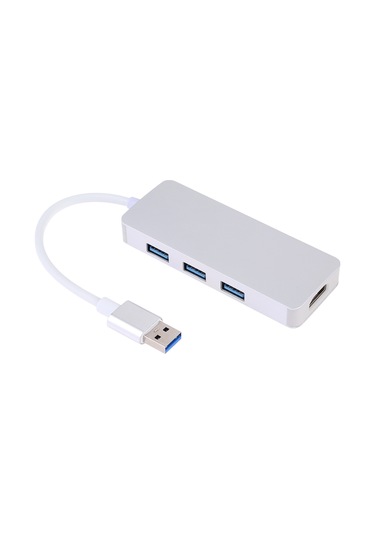 Sones 4'ü 1 Arada Usb 3.0 - 3 X Usb 3.0 + Hdmı Adaptörü Gümüş
