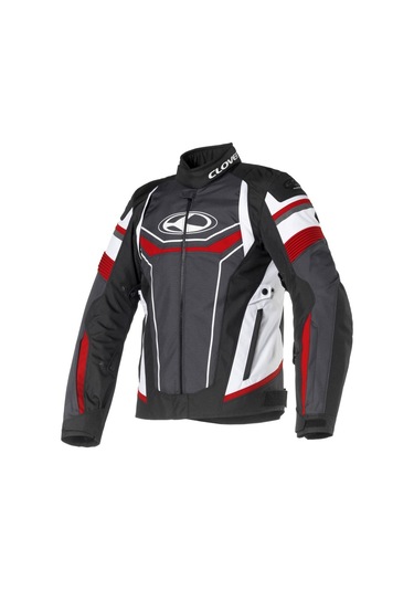 Clover Airblade-3 Kısa Kadın Mont - Siyah / Kırmızı