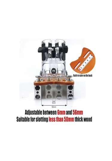 Singree Ahşap Freze Masası Giriş Plakası, Alüminyum Alaşımlı Konumlandırıcı, 65mm Freze Ucu İçin Doğru Montaj Ve Sabitlik Sağlar, Ahşap İşleme Aracı