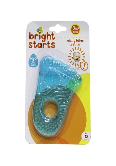 Bright Starts Ayak Şeklinde  Dişlik - Mavi