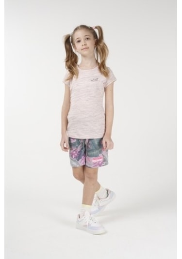 Brz Kids Kız Çocuk Kısa Kollu T-Shirt Pembe