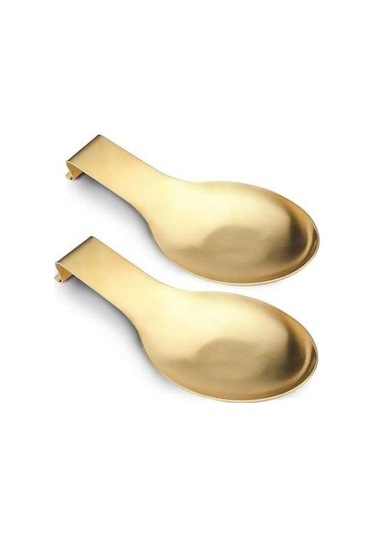 Flybuy Altın Paslanmaz Çelik Kaşık Tutucu - 9.5x24.4 Cm - Modern Mutfak Dekorasyonu Altın