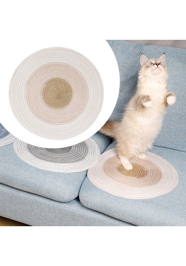 Homyl Kedi Tırmalama Mat Oynama Uyuma Taşlama Kahverengi