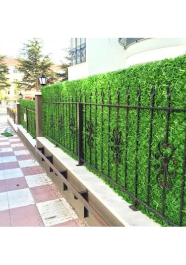 0.5x3 Metre Çim Çit. Bahçe Çiti. Dekoratif Telli Çit. Yapay Çim Çit