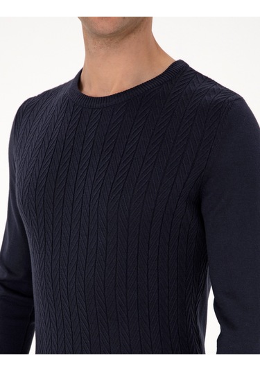 Pierre Cardin Erkek Lacivert Kazak /triko 50315717-vr033 Lacivert