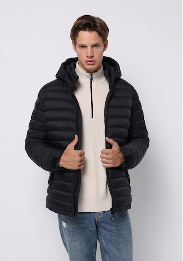 Colins Slim Fit Erkek Siyah Mont Cl1076511 Q1.v1 Blk Siyah