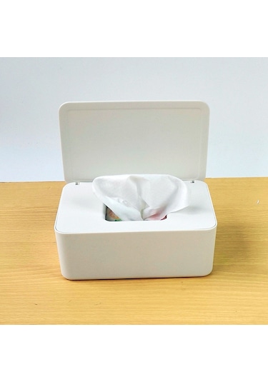 Teltree Kaliteli Maske Ve Islak Mendil Saklama Kutusu - Toz Geçirmez, Hafif Ve Dayanıklı Siyah