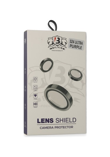 Galaxy Uyumlu S24 Ultra Bilvis Titan Kamera Lens - Derin Mor