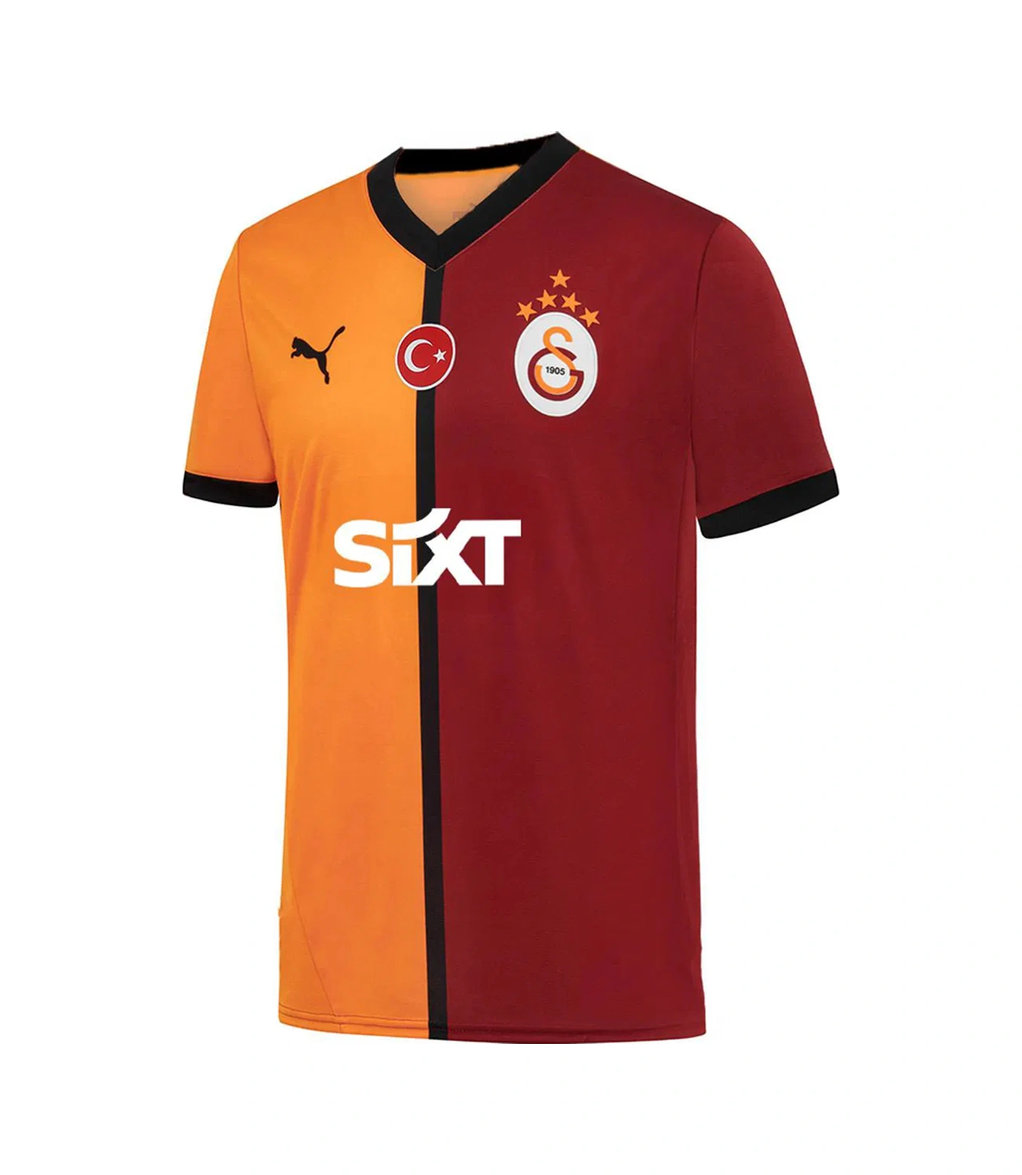 Galatasaray Puma 2024/2025 Parçalı İç Saha Taraftar Forma 77966201 Sarı - Kırmızı