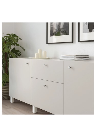 Ikea Bagganäs Topuz 21 Mm, 2 Adet Gümüş