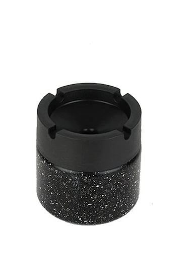 Kokusuz Cam Hazneli Küllük -siyah