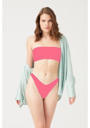 Lazer Kesim Kadın Brezilya Külot 3'lü Paket-1 Çok Renkli 1 Çok Renkli