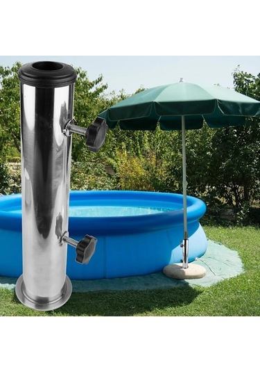 Evrensel Paslanmaz Çelik Boru, Paslanmaz Çelik Şemsiye Standı, Paslanmaz Çelik Şemsiye Tabanı, Paslanmaz Çelik Şemsiye Boru Tabanı, Şemsiye Aksesuarları Diğer