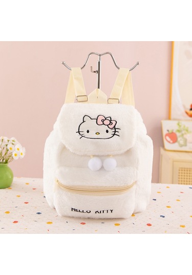 Aurora Peluşsırtçantası Sevimli Omuzlar Beyaz Beyaz