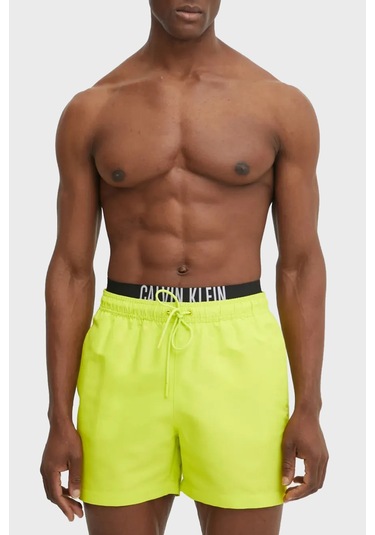Calvin Klein Erkek Mayo Short Km0km01093 Lrf Sarı Sarı