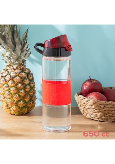 Porsima 161553 Su Şişesi Matara Suluk 650 Ml Kırmızı