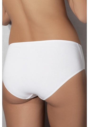 Doreanse 7106 Bayan Modal Yüksek Bel Beyaz Slip Külot