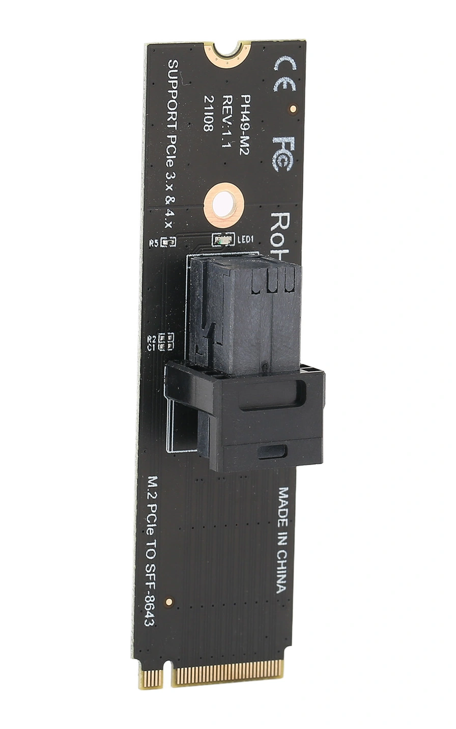 Xiyyadms M.2 Nvme'den U.2'ye Pcı-e4.0 Dönüştürücü Adaptör Kartı - 64gt/s Hız, Sff8643 Arayüzü, Kararlı Performans Ph49-m2