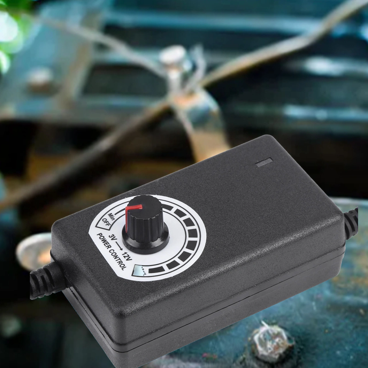 Tenfowee 3-12v Ayarlanabilir Dc Güç Adaptörü Abd Tipi, 110-240v Girişi - 2a Akım, Filtreli, Anti-parazit, Fan/su Pompa Uyumlu