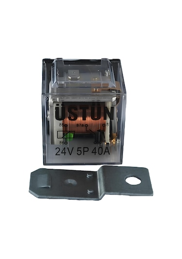 Mini Röle Şeffaf 24v 5p 40a 87a 5 Terminalli