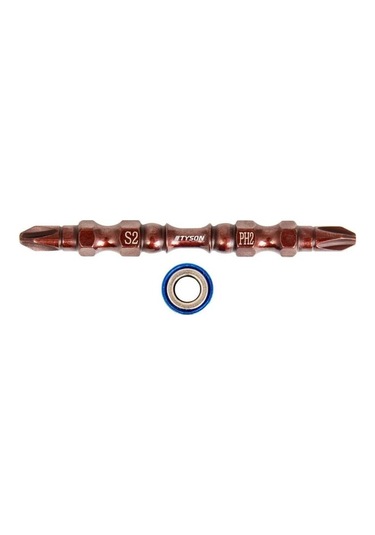 Çift Yönlü Z2 65mm S2 Çeliği Mıknatıs Uçlu Bits Uç 1 Adet Çelik Matkap Ucu Tornavida Ucu Vidalama Ucu