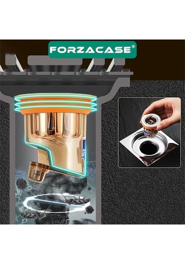 Banyo Gider Koku Haşere Ve Geri Akış Önleyici Gider Aparat -fc922 Çok Renkli