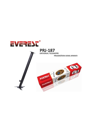 Everest Prj-187 Teleskopik Projeksiyon Askı Aparatı 13 Kg Taşıma