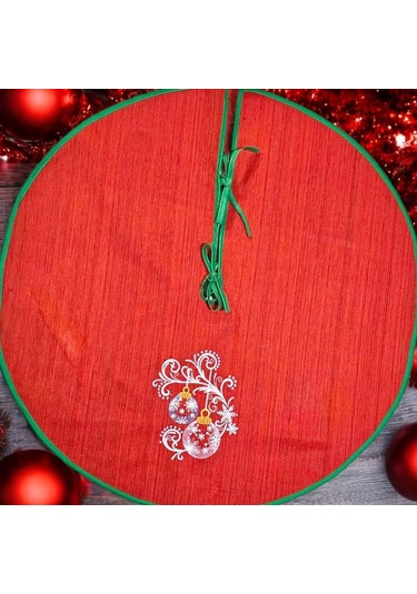 Yılbaşı Büyüsü Nakışlı Çam Ağacı Örtüsü