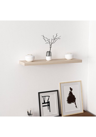 Minar Gizli Tutuculu Duvar Rafı 80 Cm - Sonomo