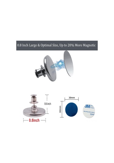 Youmex 10 Adet Manyetik Perde Tutucuları - Işık Sızıntısını Engelle, Duş Perdesini Sabitle Ve Güvenle Kapat Diğer