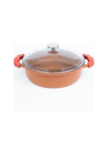 Masterchef Aluminyum Döküm K.yarık Tencere 24 Cm Turuncu