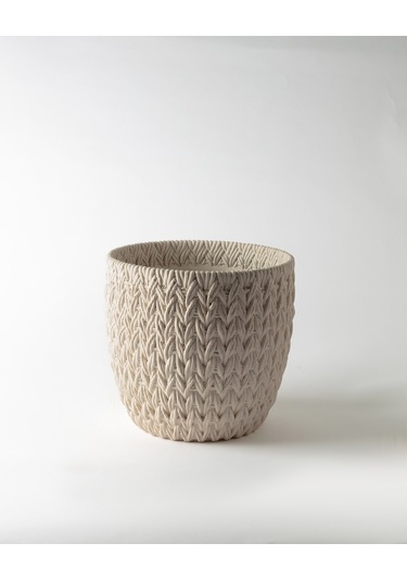 Dolly Saksı - Ekru - 26 Cm 8684427125182 Diğer