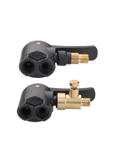 Hava Kompresörü Adaptörü İyi Mühür Hızlı Kilitleme Hafif Presta Schrader Uyumlu Araba Lastiği Hava Pompası Adaptörü Bisiklet İçin B