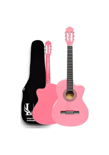 Cg-3901pk Klasik Gitar 4/4 Sap Ayarlı Kesik Kasa Full Set
