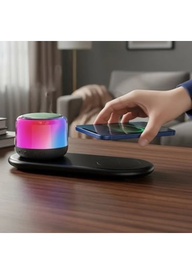 River World Bluetooth Hoparlör Standlı Kablosuz Şarj