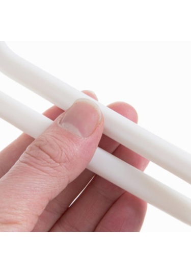 Yeni Moda Biberon Fırçası Fırça Kafası Temizleme Süngeri Bardak Fırça Seti - Beyaz