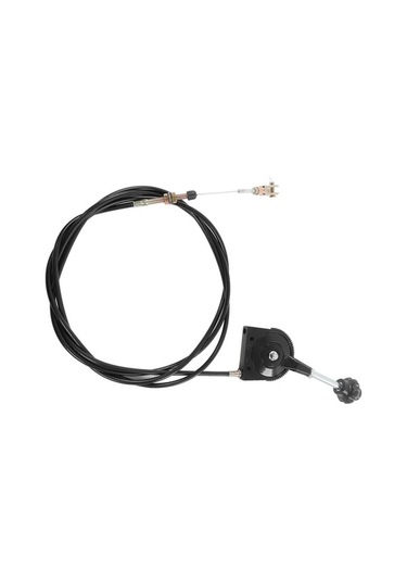 Pazly 3 Metre Manuel Gaz Kontrol Kablosu - Ekskavatör Ve Mikser Kamyonu İçin, Dayanıklı Pu Ve Paslanmaz Çelik
