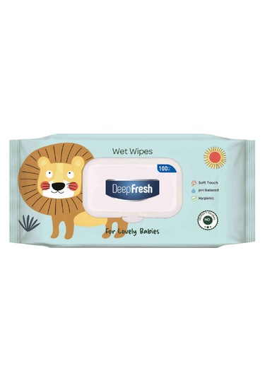 Deepfresh Islak Mendil Lovely Babies Aslan 120 Yaprak