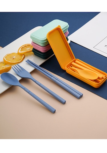 Çocuk 3 Parçalı Portatif Sofra Takımı-koyu Yeşil Koyu Yeşil