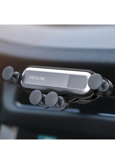 Çok Yönlü Telefon Tutacağı Siyah-Gri / Syte165-3