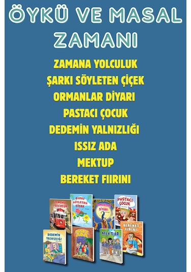 Öykü Ve Masal Zamanı Dizisi Kutulu 8 Kitap